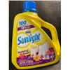 Image 1 : 1 Large Jug of Sunlight Morning Fresh Liquid Laundry Detergent - 4.0L/100 Loads - New