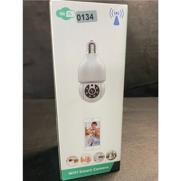 1 Light Bulb Wireless Smart Security Camera - 2.4G WiFi PTZ Security Camera for Home - New!