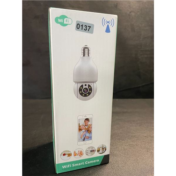 1 Light Bulb Wireless Smart Security Camera - 2.4G WiFi PTZ Security Camera for Home - New!