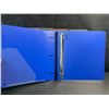 Image 3 : 2 Multi-Packs of 1" Telescoping 3-Ring Binders; 4 Per Pack/8 Binders Total - Assorted Colors - New