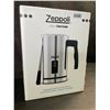 Image 1 : 1 Zeppoli Stainless Steel Electric Milk Frother/Warmer with Dual Density - Brand New!