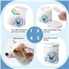Image 2 : 4 Boxes of Tinioey Pet Wipes - Dog Ear Cleaning Wipes - 60 Count Each - New