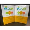 Image 1 : 2 Boxes of Ecover Natural Plant-Based Dishwasher Powder - Citrus - 1.36kg - New Sealed