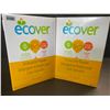 Image 1 : 2 Boxes of Ecover Natural Plant-Based Dishwasher Powder - Citrus - 1.36kg - New Sealed