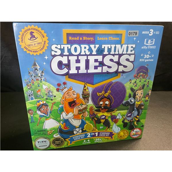 1 Story Time Chess: The Game - 2021 Toy of The Year Award Winner! - Great Beginners Chess Set; New