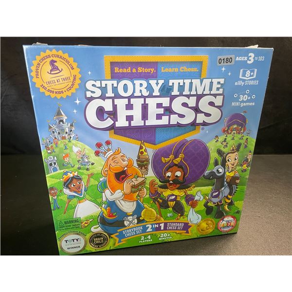 1 Story Time Chess: The Game - 2021 Toy of The Year Award Winner! - Great Beginners Chess Set; New