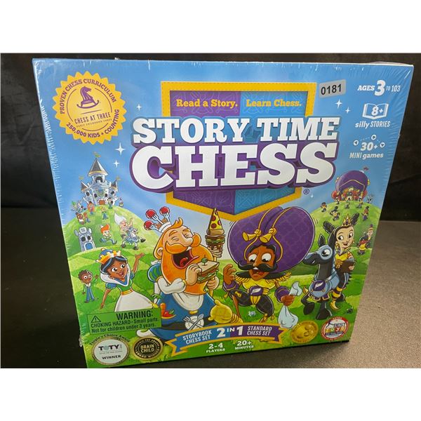 1 Story Time Chess: The Game - 2021 Toy of The Year Award Winner! - Great Beginners Chess Set; New