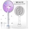 Image 1 : 1 Tmactime Electric Bug Zapper Racket w/ 2 Modes (Auto & Manual); Rechargeable Design - New