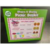 Image 3 : 1 Leap Frog Shapes & Sharing Picnic Basket Toy Play Set - For Ages 6+ Months - Brand New