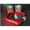 Image 2 : 2 Masbrill LED Light-Up Dog Collars/Safety Collars - Size Large (See Size Chart) - Red - Brand New