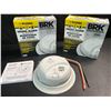 Image 1 : 2 BRK 9120BA Hardwired Smoke Alarms with Battery Backup - Brand New!