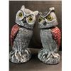 Image 2 : 2PCS Fake Owl Decoy Lawn/Garden Decor Ornaments for Deterring/Scaring Birds - 10" Size - New