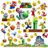 Image 1 : 1 Multi-Pack of Super Mario Peel and Stick Wall Decor Decals - Large Size (See Photos) - New