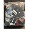 Image 2 : 1 Motorcycle Design Plush Blanket/Gift for Men - Large 80" x 60" Blanket Size - New Sealed
