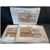 Image 2 : 3 Packs of Large Packing/Shipping/Wrapping Sheets - Large 31" x 21.5" Size - 50 Sheets Each - New