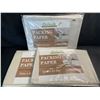 Image 2 : 3 Packs of Large Packing/Shipping/Wrapping Sheets - Large 31" x 21.5" Size - 50 Sheets Each - New