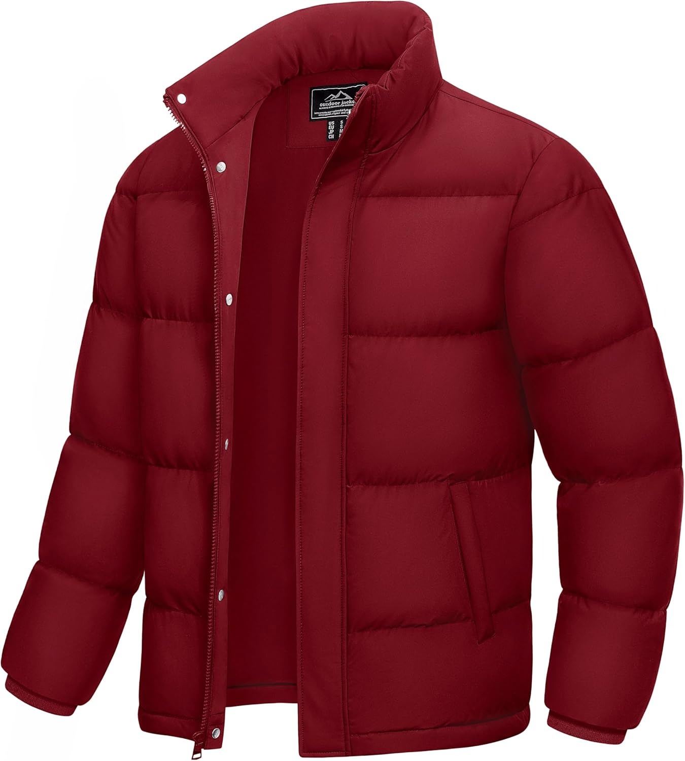 Zip Front Roam Jacket - Wine main image 1