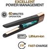 Image 7 : 1 SupSilk Vital On-The-Go Portable Cordless/Rechargeable Hair Straightener w/ Case - Brand New!
