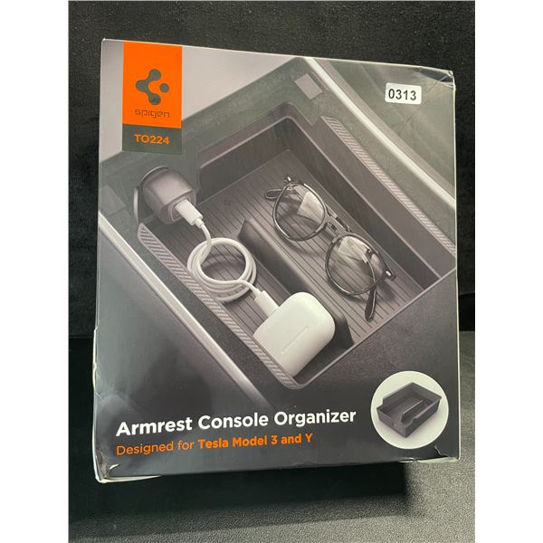 1 Spigen Center Console Organizer Designed for Tesla Model 3 and Y - New