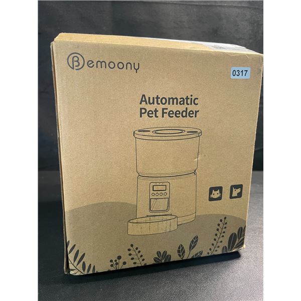 1 Bemoony Automatic Pet Feeder/Food Dispenser  - Open Box
