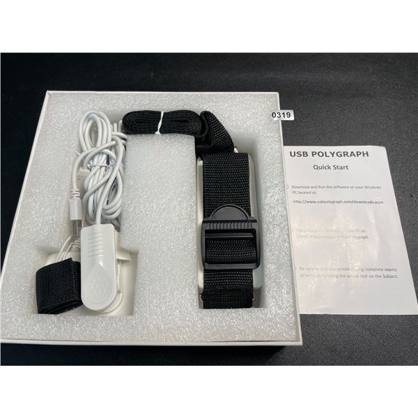 1 USB Polygraph 2 Police Edition Lie Detector Machine/Device - Open Box