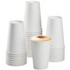 Image 1 : Gourmex 1000 Count Disposable White Coffee Cups - 12oz - Brand New!