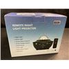 Image 1 : 1 LED Starry Night Star Light Projector/Star Night Light w/ Built-In Speaker & Remote Control - New
