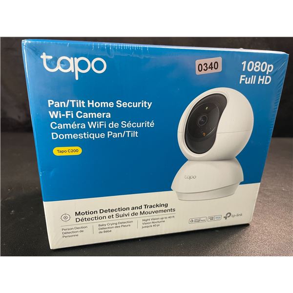 1 TP-Link Tapo C200 Pan/Tilt Home Security Wi-Fi Camera - 1080P Full HD - New Sealed