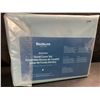 Image 3 : 1 Bedsure 3PC King Size Duvet Cover Set (104" x 90") - Mineral Blue - New