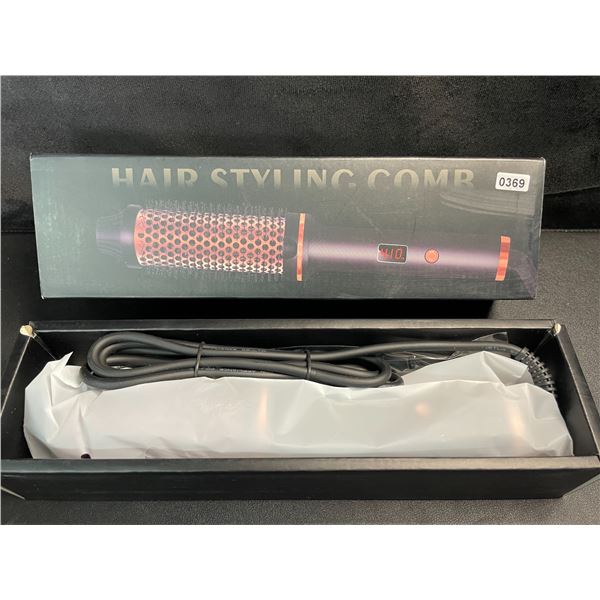 1 Heated Curling Brush/Thermal Hair Styling Comb - 1.5" Barrel - New