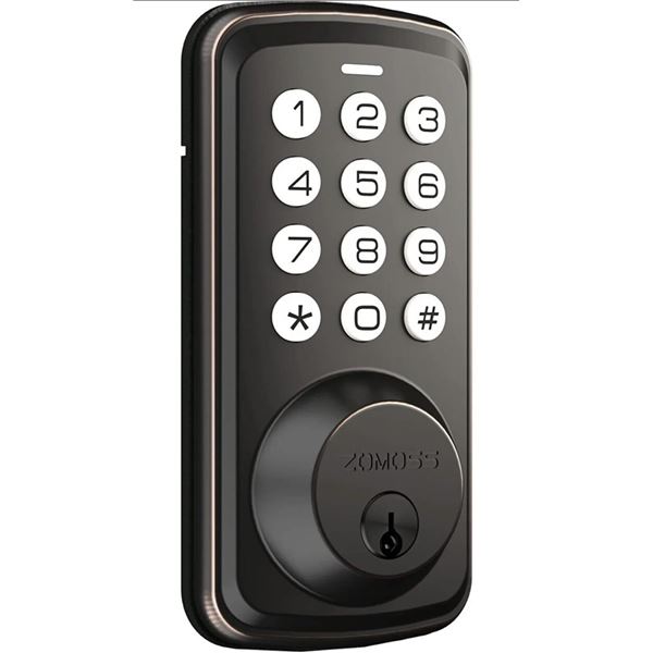 1 Zomoss DZS01 Keypad Digital Deadbolt - Oil Rubbed Bronze - New