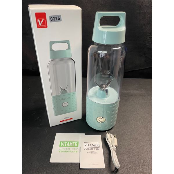 1 Vitamer Portable Blender/Electric Juicer Cup - 500ml - Rechargeable - Brand New