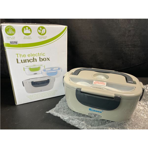 1 Benooa Portable Electric Heated Lunch Box (1.5L) - Power Cable & Car Cable Included - New!