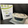 Image 1 : 1 Benooa Portable Electric Heated Lunch Box (1.5L) - Power Cable & Car Cable Included - New!