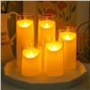 Image 5 : Box of 5 LED Flameless Candles (Battery Operated) w/ Remote Control - (4"/5"/6"/8"/8" Included) New