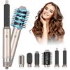 Image 1 : 6-In-1 Multifunction Hot Air Styler for Hair - Dry/Straighten/Curl Hair - New in Box!