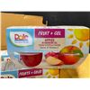 Image 2 : 1 Case of Dole Fruit Cups; Apples in Raspberry Gel - 6 x 4-Packs Included - BB: 05/2025 - New