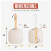 Image 5 : 1 Chef Pomodoro Foldable Aluminum Pizza Peel/Luxury Pizza Paddle - 12" x 14" - New in Box