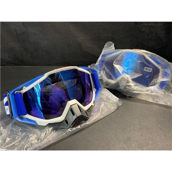 2 Pairs of Polarized Outdoor Sport Ski Goggles/Snowboarding Goggles - New