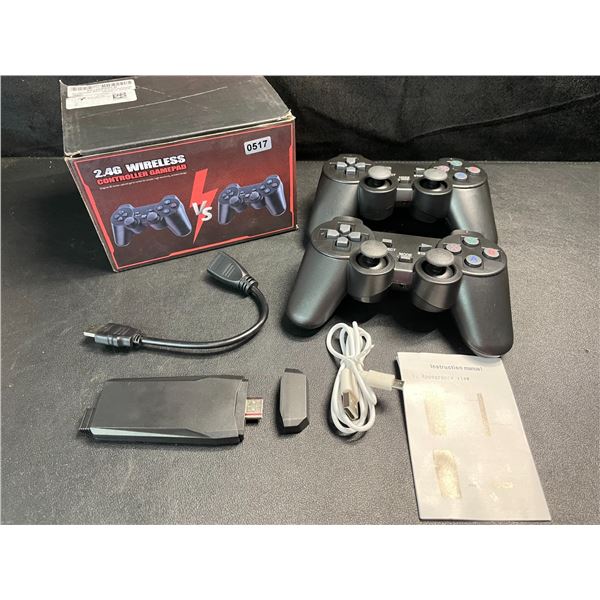 1 Retro Game Console/4K HDMI Game Stick (Plug & Play) w/ 20,000+ Built-In Games & 9 Emulators - New