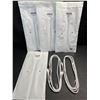 Image 1 : 4 Packs of Braided/Heavy Duty iPhone/Lightning Charging Cables (6FT) - 2 Per Pack/8 Total - New