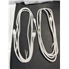 Image 2 : 4 Packs of Braided/Heavy Duty iPhone/Lightning Charging Cables (6FT) - 2 Per Pack/8 Total - New