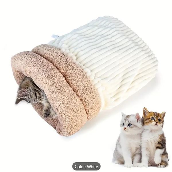 1 Cozy Cat Sleeping Bag/Soft Self Warming Cat Bed Cave - 22.8" x 16.5" Size - New Sealed