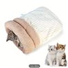 Image 1 : 1 Cozy Cat Sleeping Bag/Soft Self Warming Cat Bed Cave - 22.8" x 16.5" Size - New Sealed