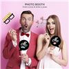 Image 5 : 4 Packs of Wedding Photo Booth Props/Wedding Party Decorations - 51PCS Each - New in Box
