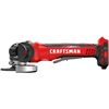 Image 1 : 1 Craftsman V20 4-1/2" Cordless Angle Grinder (Tool Only) Brushless Runtime + Performance - NEW