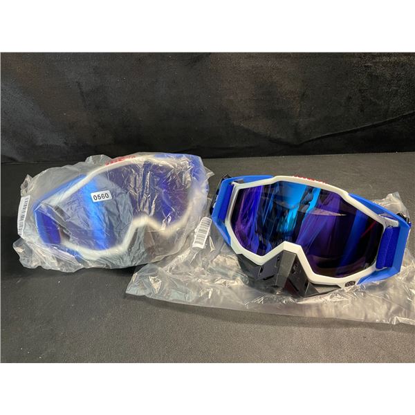 2 Pairs of Polarized Outdoor Sport Ski Goggles/Snowboarding Goggles - New