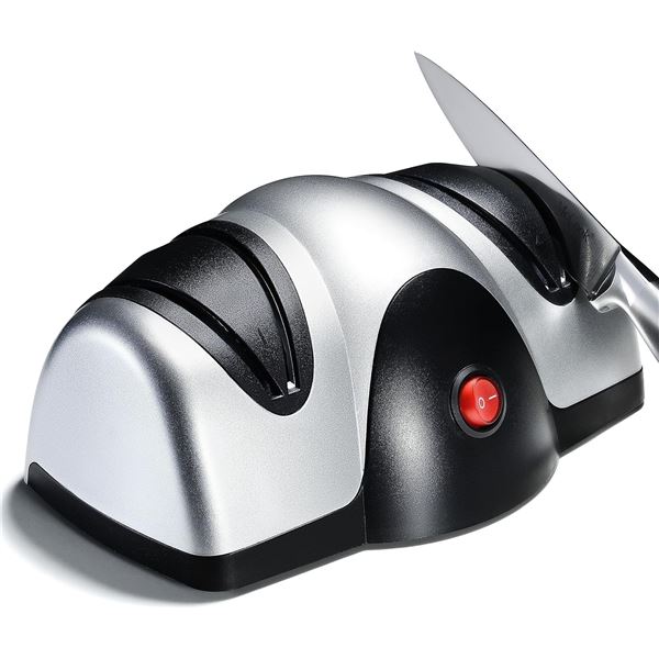 1 Sagler Electric Knife Sharpener for Kitchen - Advanced 2-Stage Sharpening System - New in Box