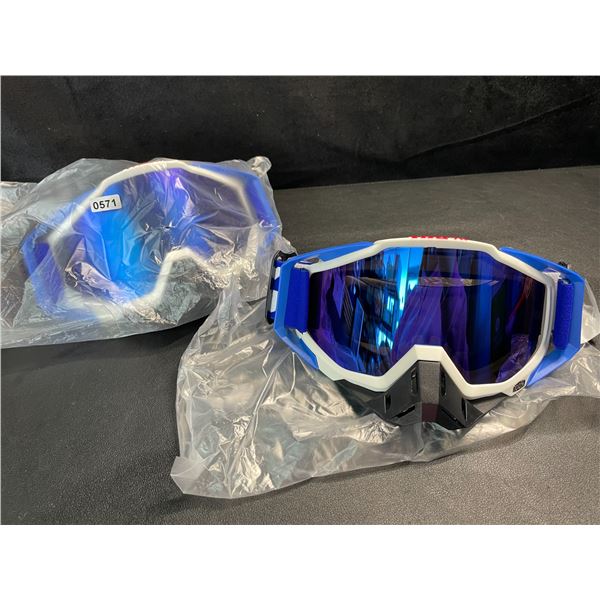 2 Pairs of Polarized Outdoor Sport Ski Goggles/Snowboarding Goggles - New