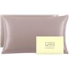 Image 1 : 3 Silk Pillowcases - Great for Hair & Skin; Mulberry Silk Pillowcases - Champagne (20" x 26") - New